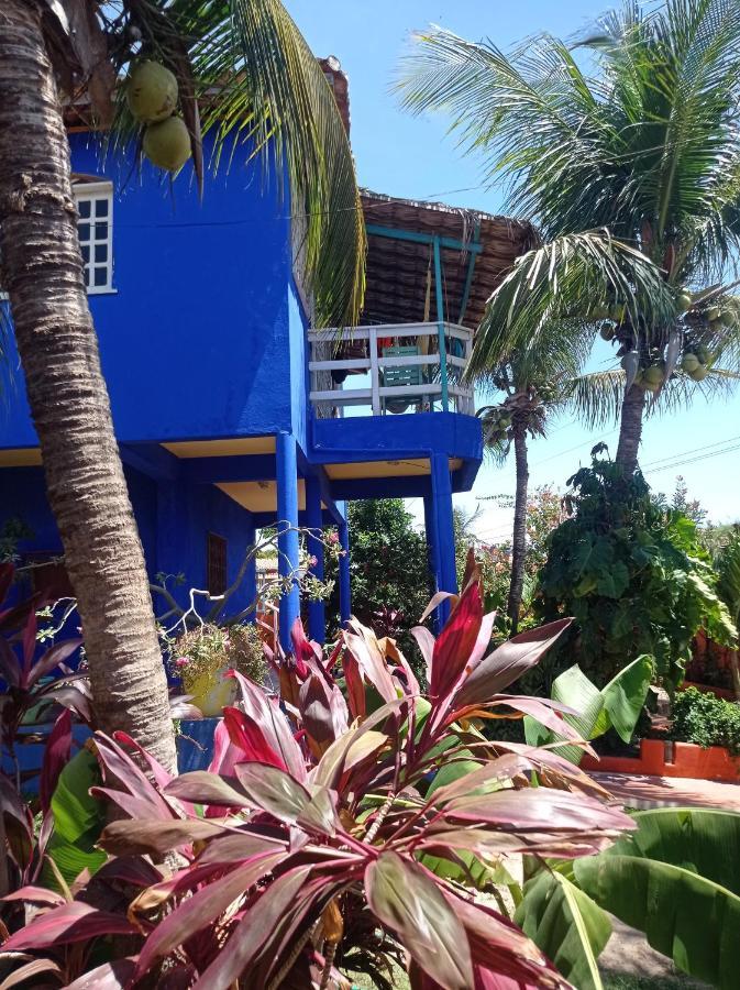 Charming Blue House With Kitchen Parking And Garden Villa Canoa Quebrada Exterior photo