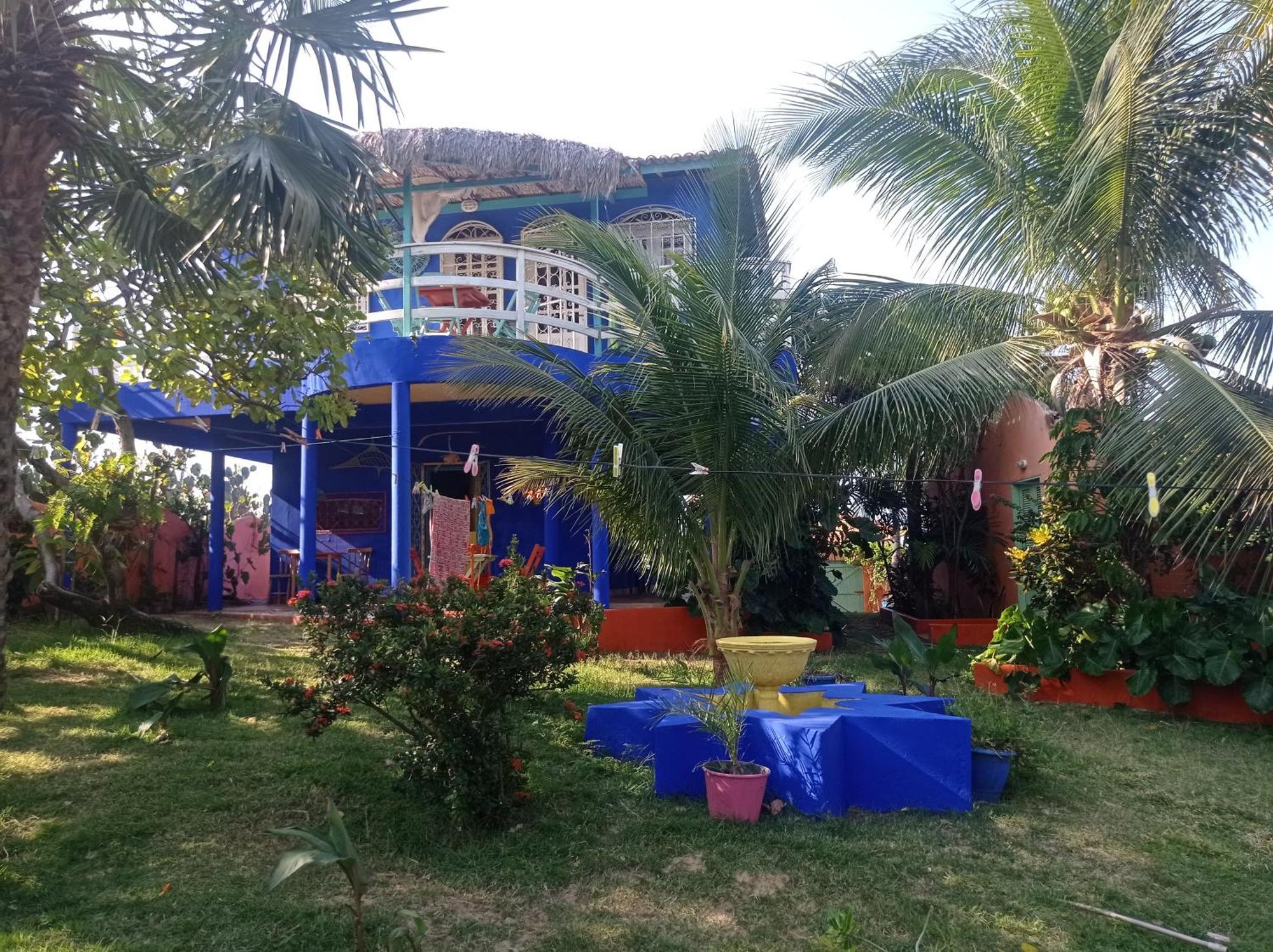 Charming Blue House With Kitchen Parking And Garden Villa Canoa Quebrada Exterior photo